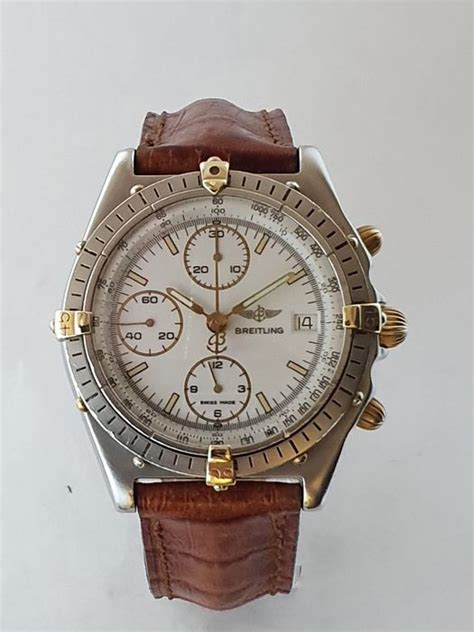 breitling chronomat 81950 4425|Breitling Chronomat leather strap.